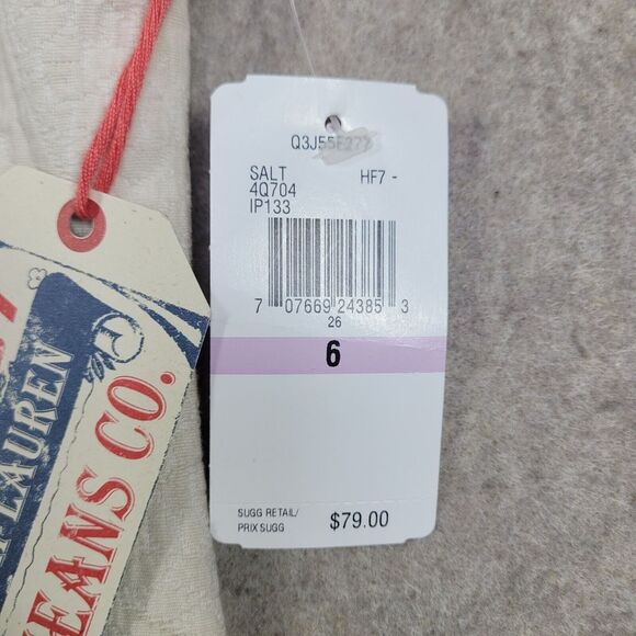 Polo Jeans Ivory Strapless Corset Top Womens Size 6 New - Picture 4 of 12